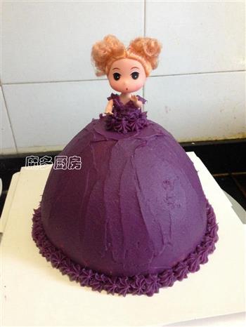 紫薯芭比公主蛋糕的做法步骤25