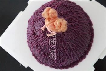 紫薯芭比公主蛋糕的做法步骤27