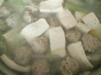 高蛋白，低脂肪豆腐丸子汤的做法步骤1