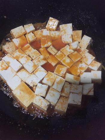 一锅出俩菜的虾烧豆腐的做法步骤5