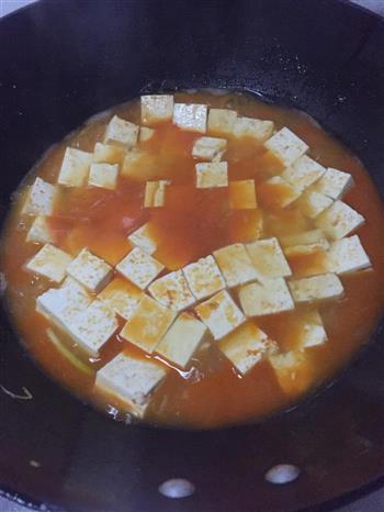 一锅出俩菜的虾烧豆腐的做法步骤6