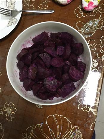 紫薯山药糕，却道天凉好个秋的做法步骤2