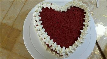 爱心红丝绒蛋糕的做法步骤10