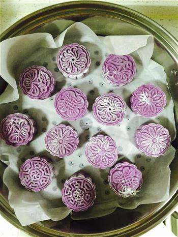 紫薯糕南瓜糕-高颜值营养双色点心的做法步骤11