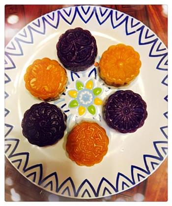 紫薯糕南瓜糕-高颜值营养双色点心的做法图解13