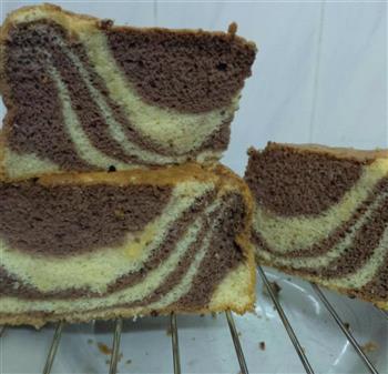 少糖版斑马纹蛋糕的做法步骤10