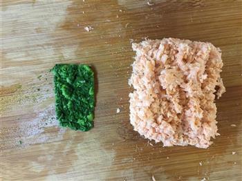 三文鱼油菜米糕-o腻腻宝的辅食的做法步骤4