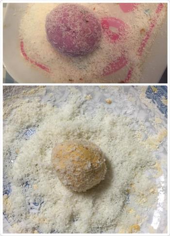 南瓜紫薯糯米糍的做法步骤5