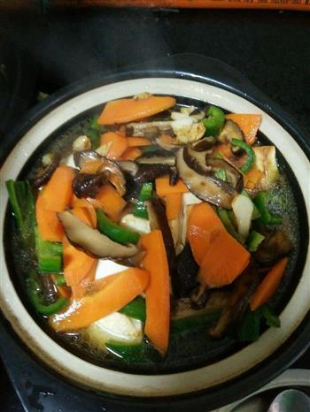 香菇豆腐煲的做法步骤8