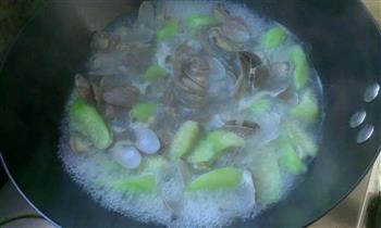 丝瓜花蛤汤的做法步骤8