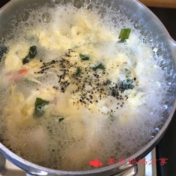 宝宝辅食-裙带菜蛋花汤的做法图解6
