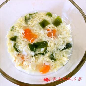 宝宝辅食-裙带菜蛋花汤的做法图解7