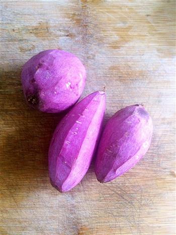 手工紫薯芋圆的做法步骤1