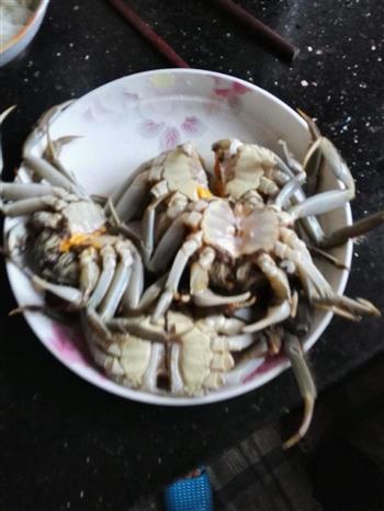 简易版螃蟹炒年糕的做法图解4