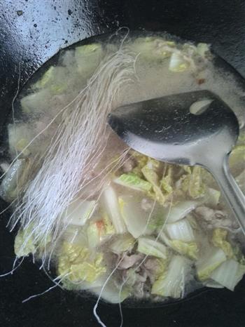 羊肉白菜粉丝汤的做法步骤6