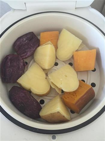 芝士紫薯、土豆丸子的做法步骤1
