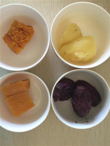 芝士紫薯、土豆丸子的做法步骤2