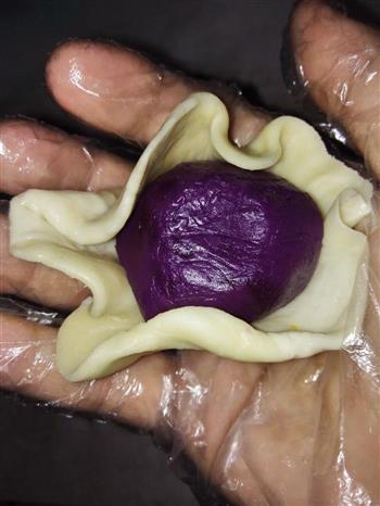 紫薯蛋黄酥的做法图解11