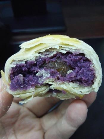 紫薯蛋黄酥的做法图解17