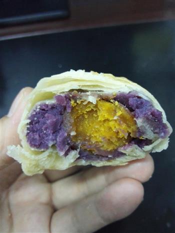 紫薯蛋黄酥的做法步骤18