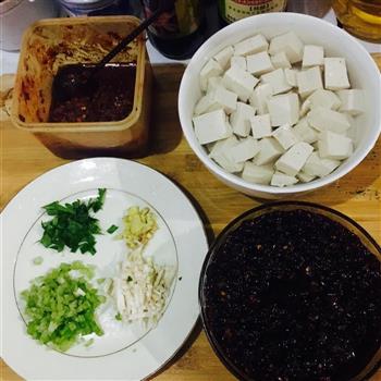 素麻婆豆腐的做法步骤1