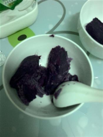 懒人减肥甜品-紫薯酸奶的做法图解2