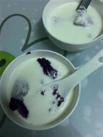 懒人减肥甜品-紫薯酸奶的做法步骤3