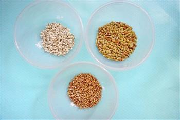 薏米荞麦赤小豆豆浆的做法图解1