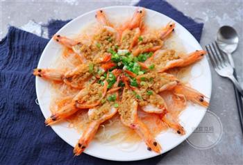 蒜蓉粉丝虾的做法步骤10