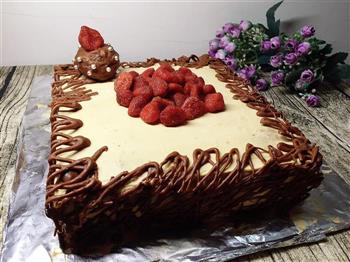 草莓巧克力蛋糕的做法步骤32