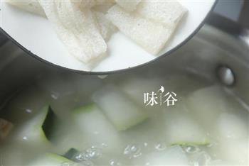鲜美清爽的竹荪干贝冬瓜汤的做法步骤8