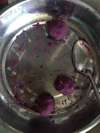 儿童健康食谱-南瓜紫薯饼的做法步骤5