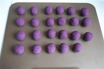 紫薯芝麻球的做法图解5