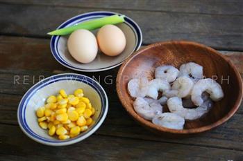 营养升级-虾仁玉米蒸蛋的做法图解1