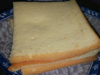 早餐 蛋糕三明治的做法图解1