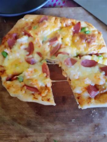 鲜虾披萨的做法步骤5