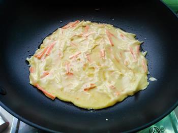 胡萝卜土豆丝煎饼的做法步骤7