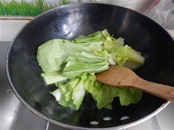 白菜豆腐丸子汤的做法步骤2