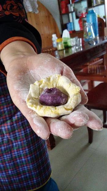 紫薯南瓜饼的做法步骤6