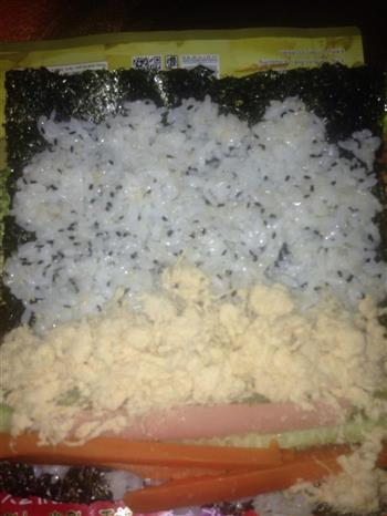 肉松寿司的做法步骤3
