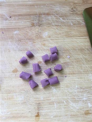 紫薯丸子的做法步骤3