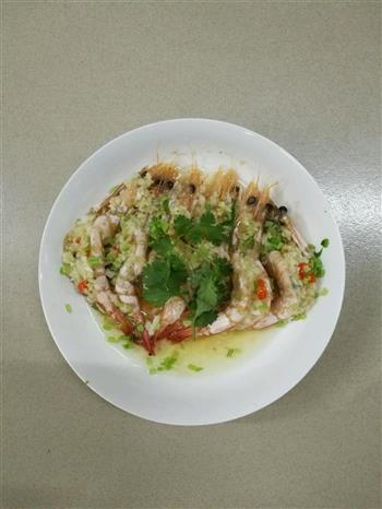 蒜蓉蒸虾的做法步骤2