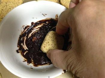 杏仁巧克力夹心酥饼的做法步骤13