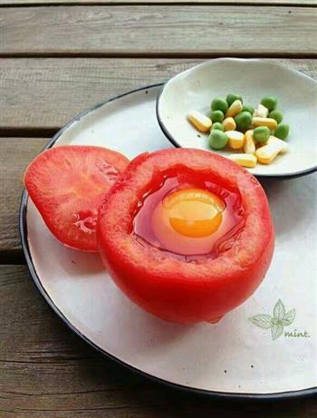 番茄蒸蛋盅的做法图解2