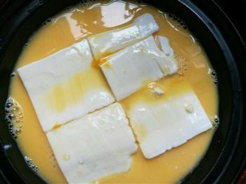 嫩豆腐蒸蛋的做法步骤4