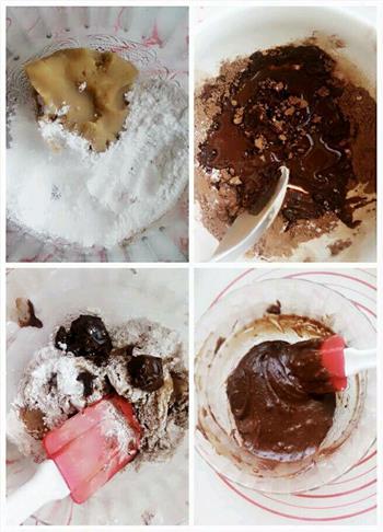 巧克力冰皮月饼的做法图解4
