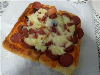 芝士火腿披萨的做法图解7