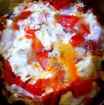 番茄蛋汤的做法步骤3