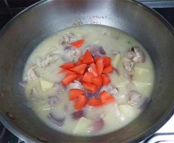 彩蔬奶炖鸡腿肉的做法图解15