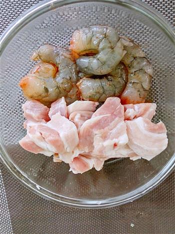 百花虾滑酿香菇的做法步骤4